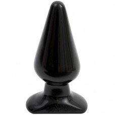 Classic Butt Plug - Smooth  Large - Zwart