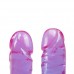 Crystal Jellies Dubbel Dildo - Paars