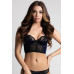 Bustier Velvet Seduction - blauw