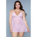 Hailey Babydoll - Plus Size - Lavendel