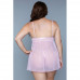 Hailey Babydoll - Plus Size - Lavendel