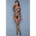 Web of Love Catsuit - Zwart