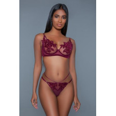 Evangeline BH Set - Bordeaux