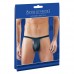 Wetlook Heren String - Blauw