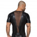 Wetlook Shirt Met Netstof Gedeeltes