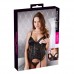 Kanten bustier met jarretels