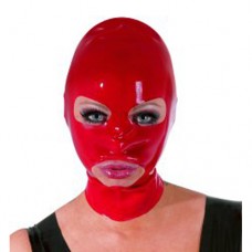 Latex Hoofdmasker - Rood