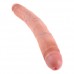 King Cock dubbele dildo - 31 cm, huidskleur