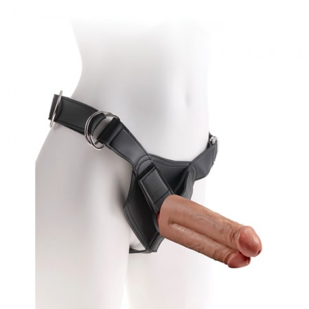 Strap-On Harness Met Dildo 7 - Huidskleur