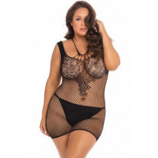 Netstof Jurkje Absolutist Plus Size - Zwart