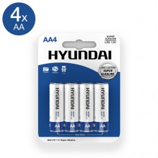 Super Alkaline AA-Batterijen - 4 Stuks