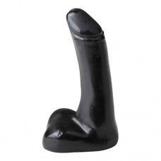 All Black Realistische Dildo Zwart - Extra Klein