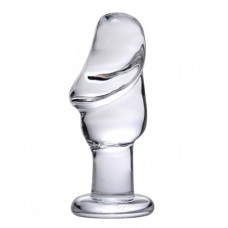 Asvini Glazen Buttplug - Transparant