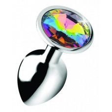 Rainbow Gem Buttplug - Klein