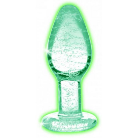 Glow-in-the-Dark Anaalplug Van Glas - Large