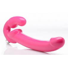 Revolver Vibrerende Strapless Strap-On XXL - Roze