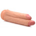 Double Stuffer Dubbele Dildo 25 cm - Beige