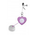 Charmed - Heart Verstelbare Tepelklemmen Met LED Verlichting