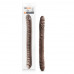 Dr. Skin - Realistische Dubbele Dildo 45 cm - Chocolate