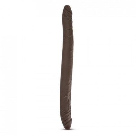 Dr. Skin - Realistische Dubbele Dildo 40 cm - Chocolate