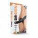 Dr. Skin - Holle Strap-On Dildo Met Harnas 16.5 cm - Zwart