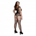 Baci - Jarretel Visnet Catsuit - Curvy