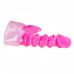 EasyToys Wand Collection – Geribbeld roze opzetstuk