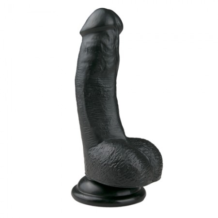 Realistische Dildo Zwart - 15 cm