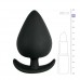 Anker buttplug - zwart, large