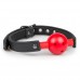 Ball gag met bal van PVC - rood