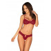 Ivetta 2-Delige Kanten BH Set - Rood