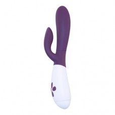 Ovo K2 Rabbit Vibrator Blackberry/White