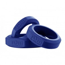 Tom of Finland Cockring Set - 3 Stuks - Blauw