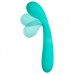 G-Spot Slim Dual Flexibele Vibrator - Groenblauw